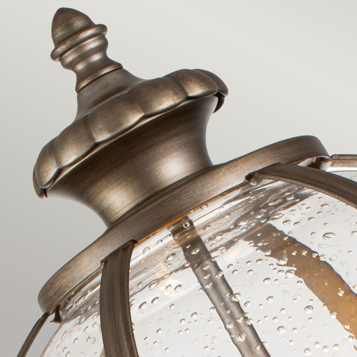 Halleron 3 - flammige Sockellaterne - Brünierte Bronze - Elsteadlighting - KL - HALLERON - 3M - BU