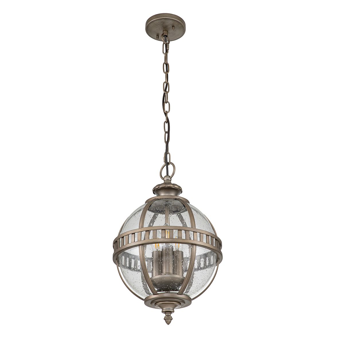 Halleron 3 - Licht - Kettenlaterne - brünierte Bronze - Elsteadlighting - KL - HALLERON - 8M - BU