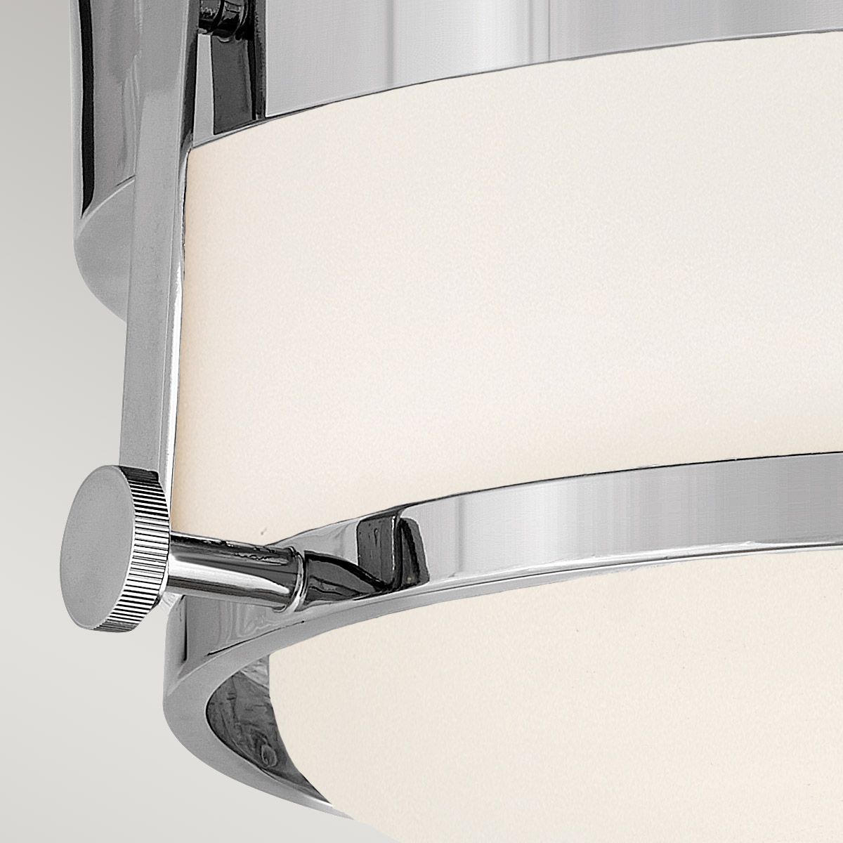 Harper 3-flammige Deckenleuchte - Poliertes Chrom, Stahl, Opalglas - Elsteadlighting - leuchtengrosshandel24