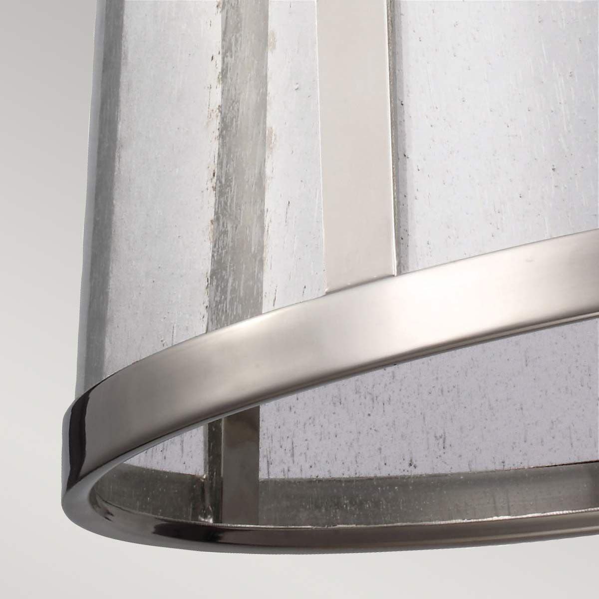 Harrow Pendelleuchte, 1-flammig, mittelgroß, poliertes Nickel - Elsteadlighting - leuchtengrosshandel24