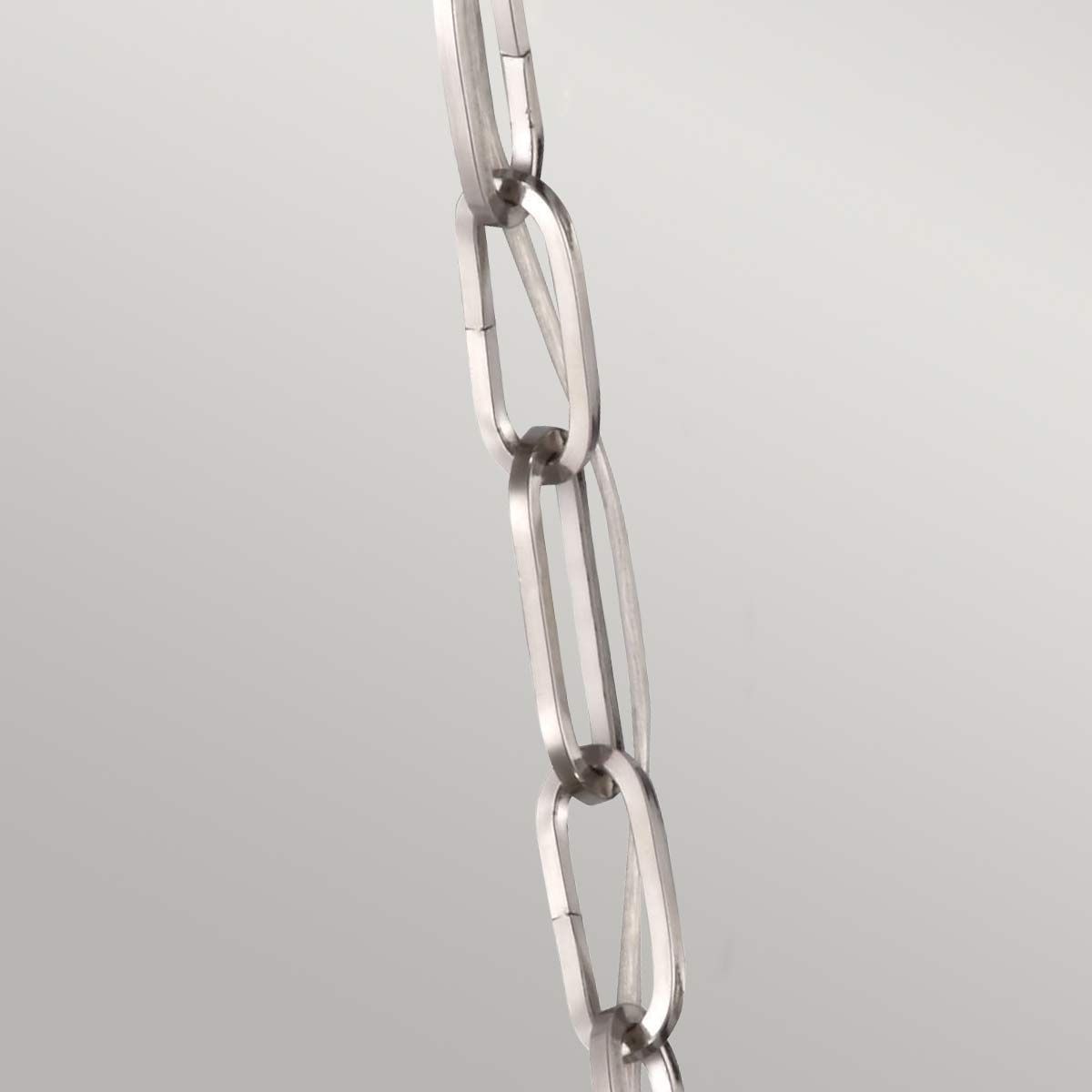 Harrow Pendelleuchte, 1-flammig, mittelgroß, poliertes Nickel - Elsteadlighting - leuchtengrosshandel24