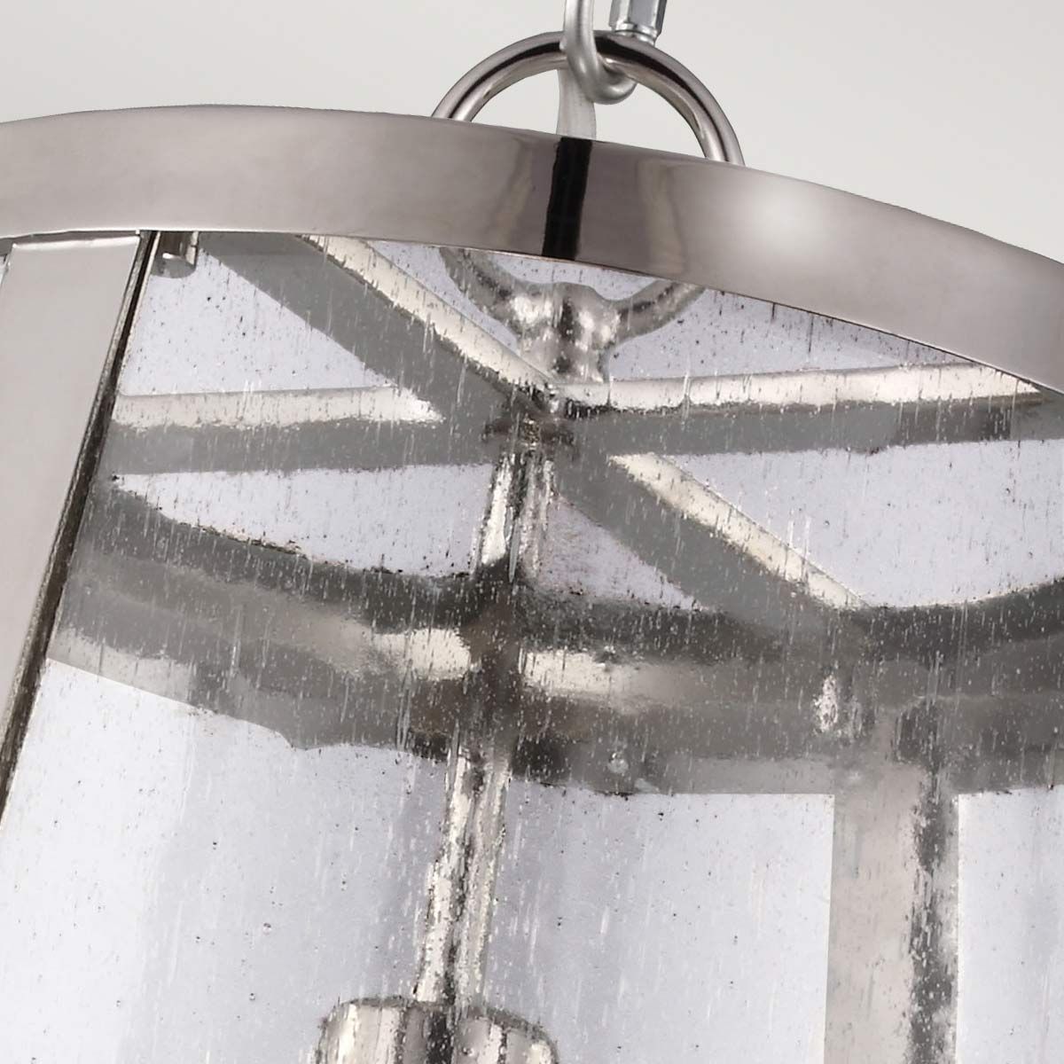 Harrow Pendelleuchte, 1-flammig, mittelgroß, poliertes Nickel - Elsteadlighting - leuchtengrosshandel24