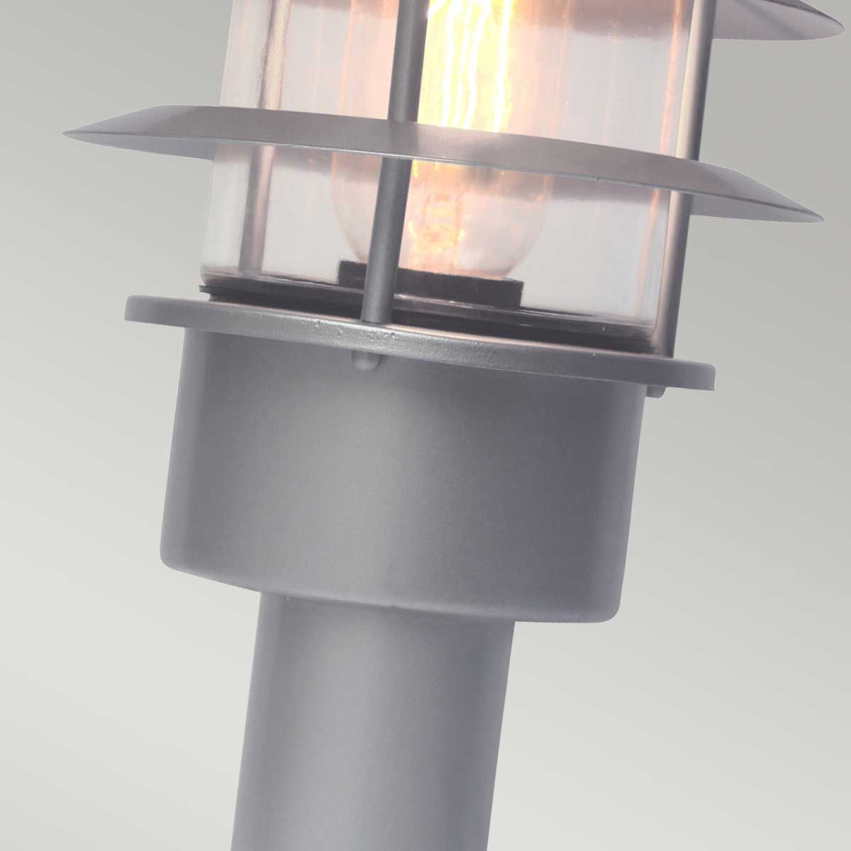Helsingor 1 - flammige Sockellaterne - Silber - Elsteadlighting - HELSINGOR - PED