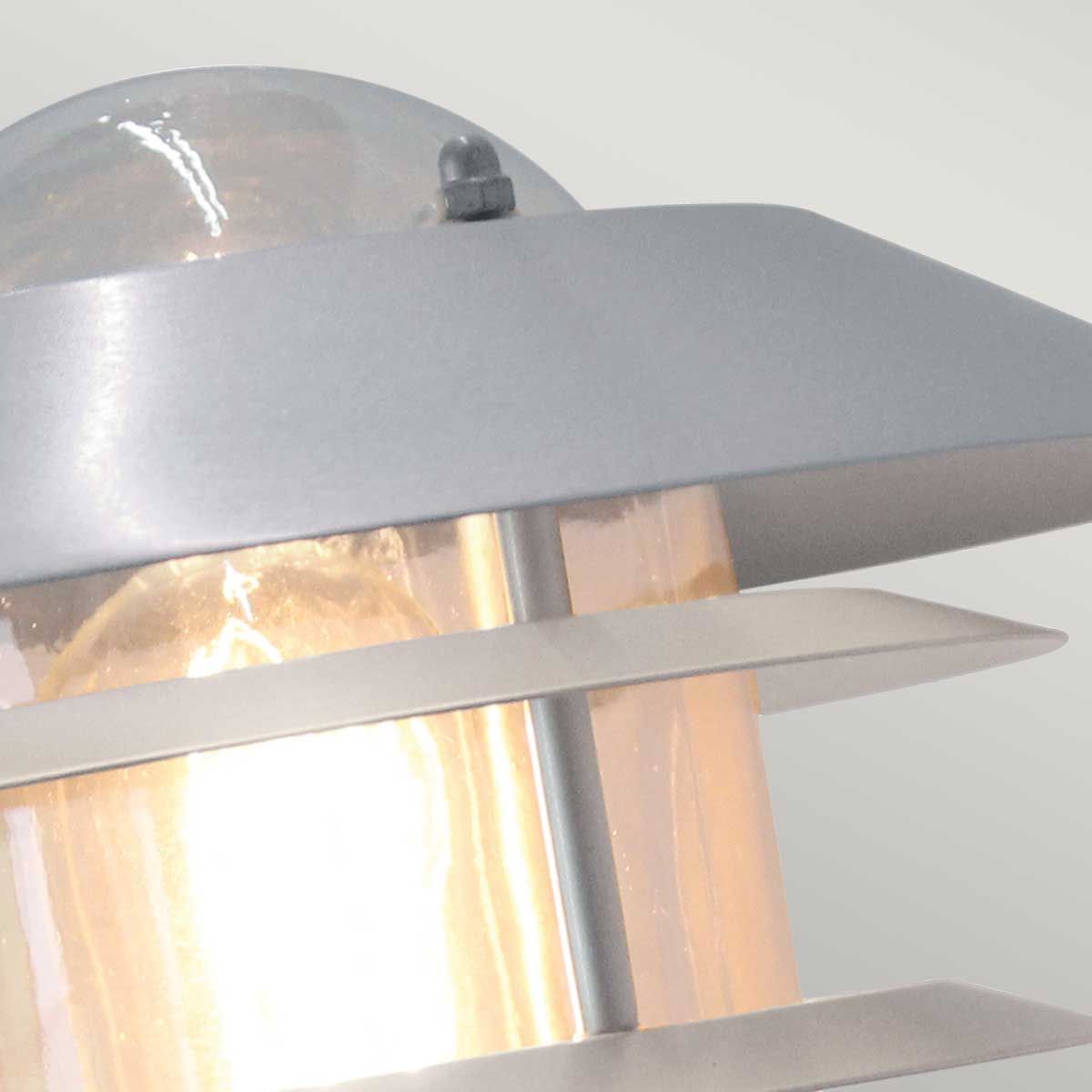 Helsingor 1 - flammige Wandlaterne - Silber - Elsteadlighting - HELSINGOR