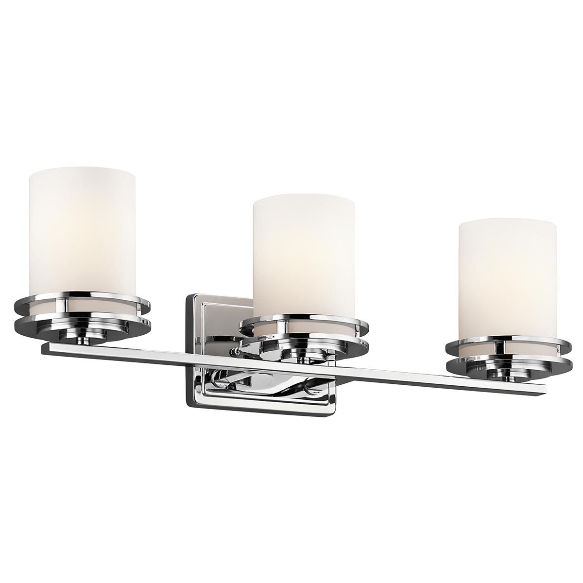 Hendrik 3-flammige Wandleuchte - Poliertes Chrom - Elsteadlighting - leuchtengrosshandel24