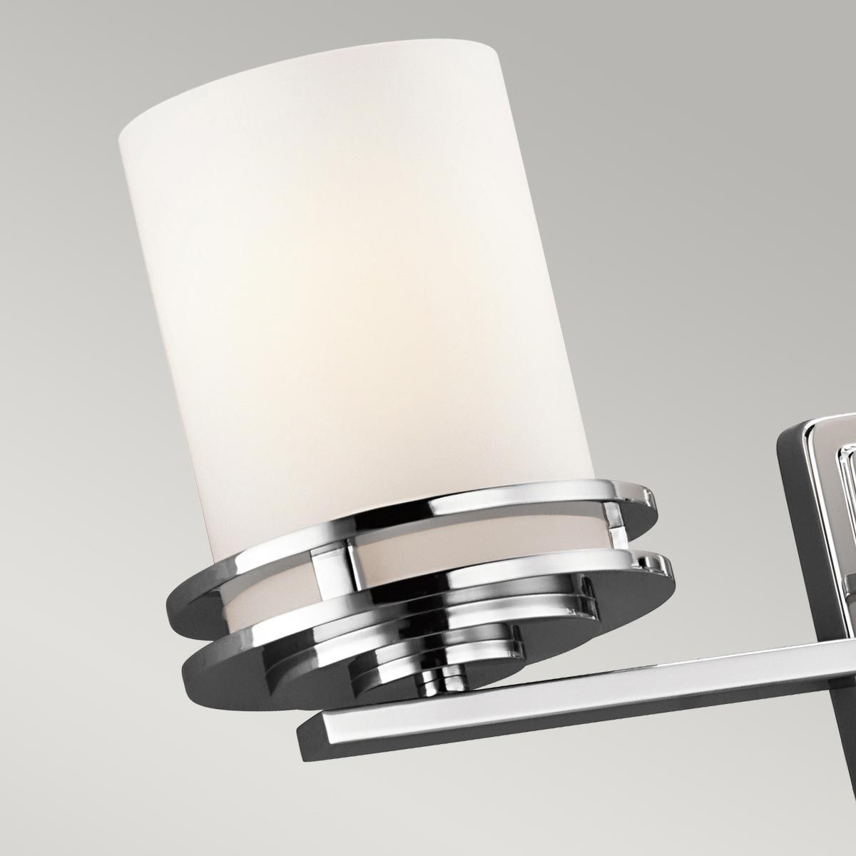 Hendrik 3-flammige Wandleuchte - Poliertes Chrom - Elsteadlighting - leuchtengrosshandel24