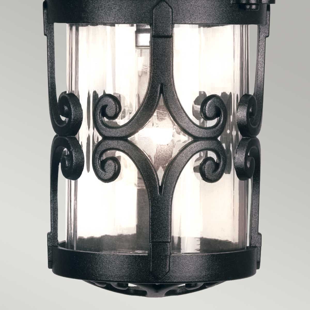 Hereford Veranda - Kettenlaterne mit 1 Licht, Schwarz - Elsteadlighting - BL13B - BLACK