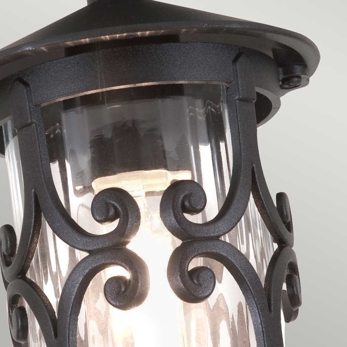 Hereford Verandalaterne mit 1 Licht, Schwarz - Elsteadlighting - BL13A - BLACK