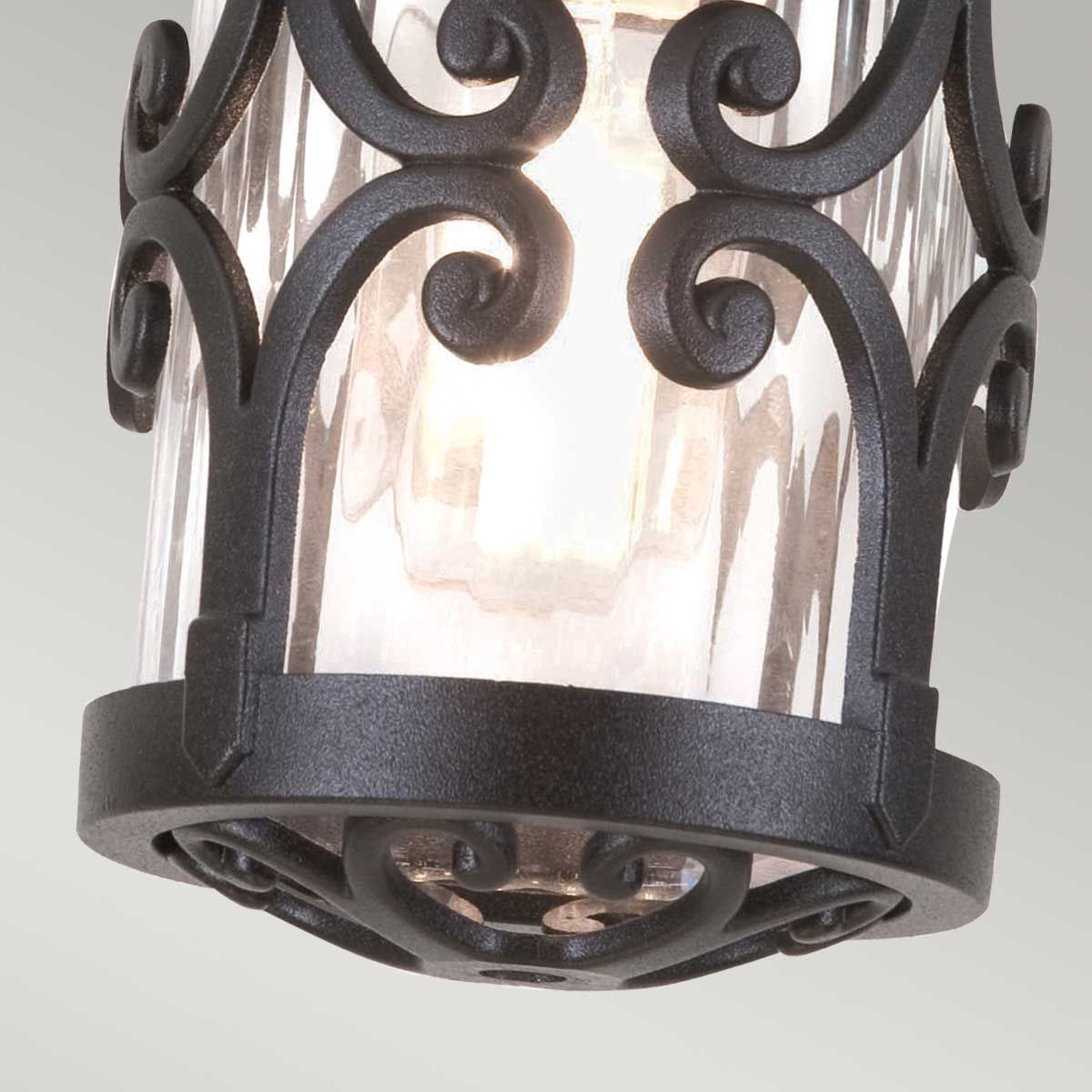 Hereford Verandalaterne mit 1 Licht, Schwarz - Elsteadlighting - BL13A - BLACK