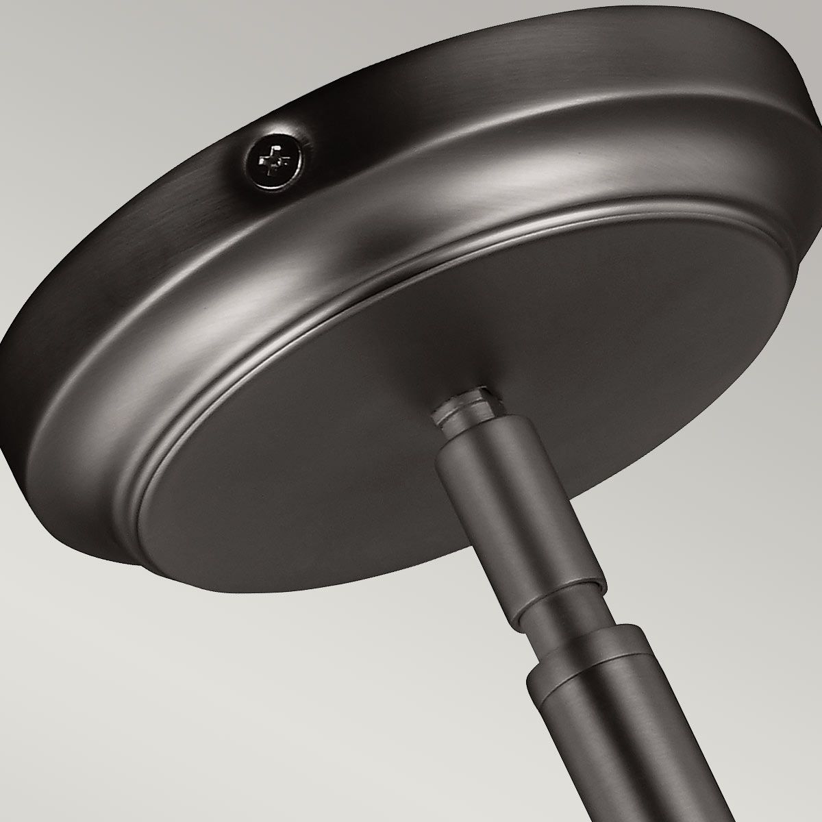 Hobson Pendelleuchte, 1-flammig, mittelgroß, Satin-Nickel - Elsteadlighting - leuchtengrosshandel24