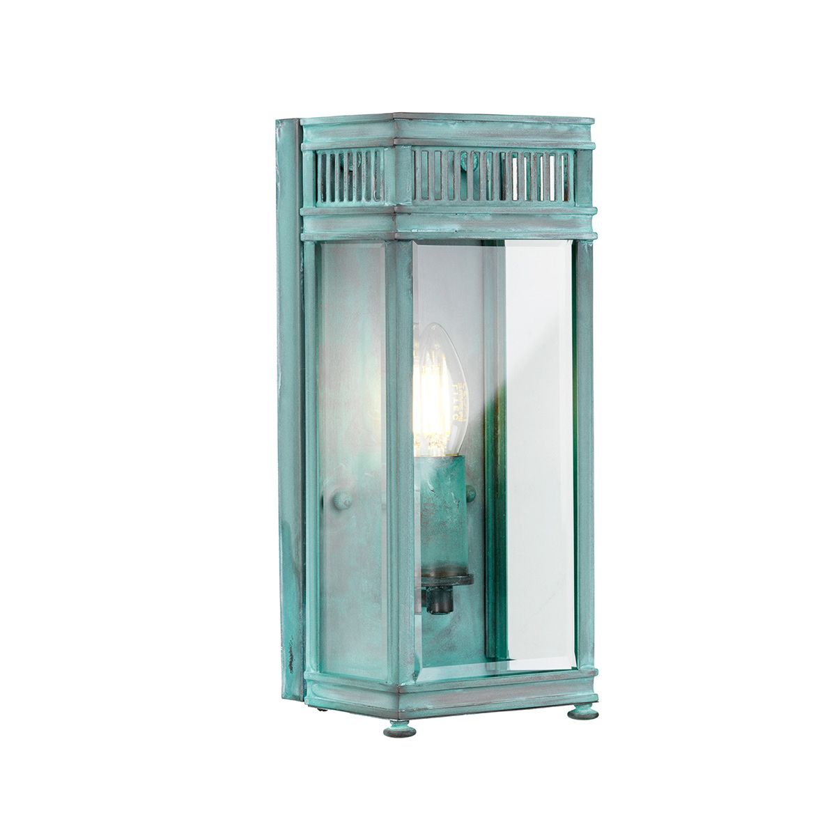 Holborn Kleine Halblaterne mit 1 Licht - Grünspan - Elsteadlighting - HL7 - S - VDG
