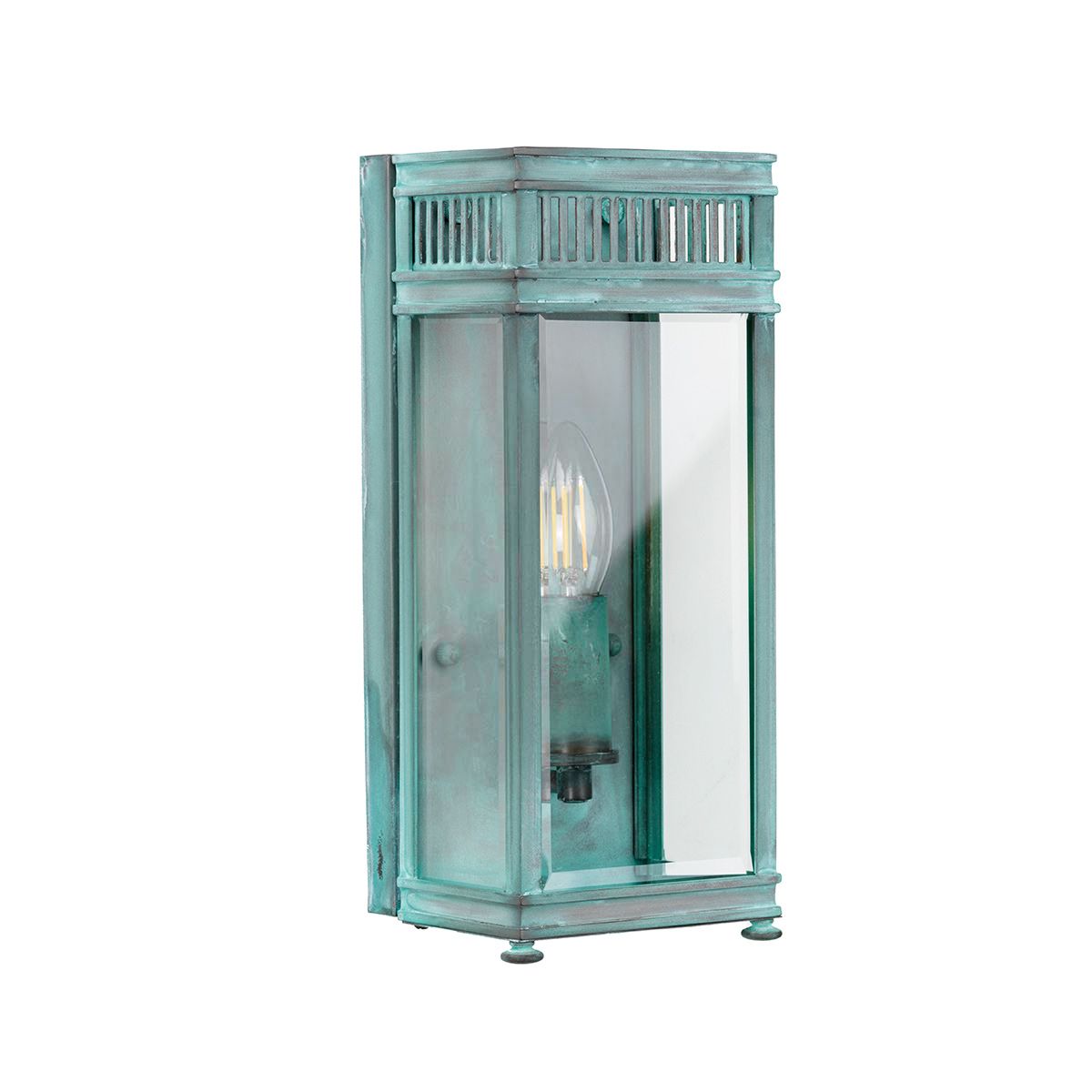 Holborn Kleine Halblaterne mit 1 Licht - Grünspan - Elsteadlighting - HL7 - S - VDG