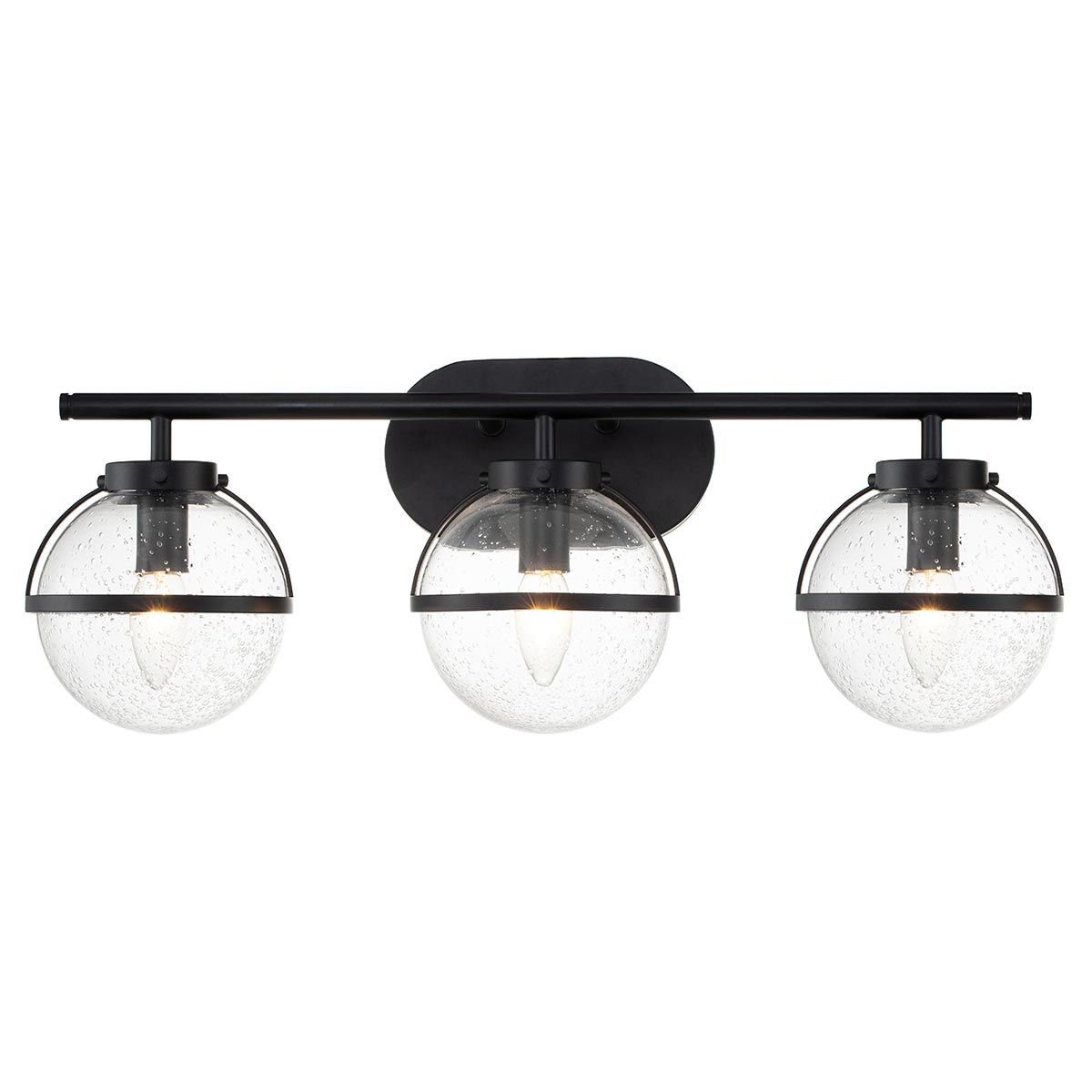 Hollis 3-flammige Wandleuchte - Schwarz - Elsteadlighting - leuchtengrosshandel24