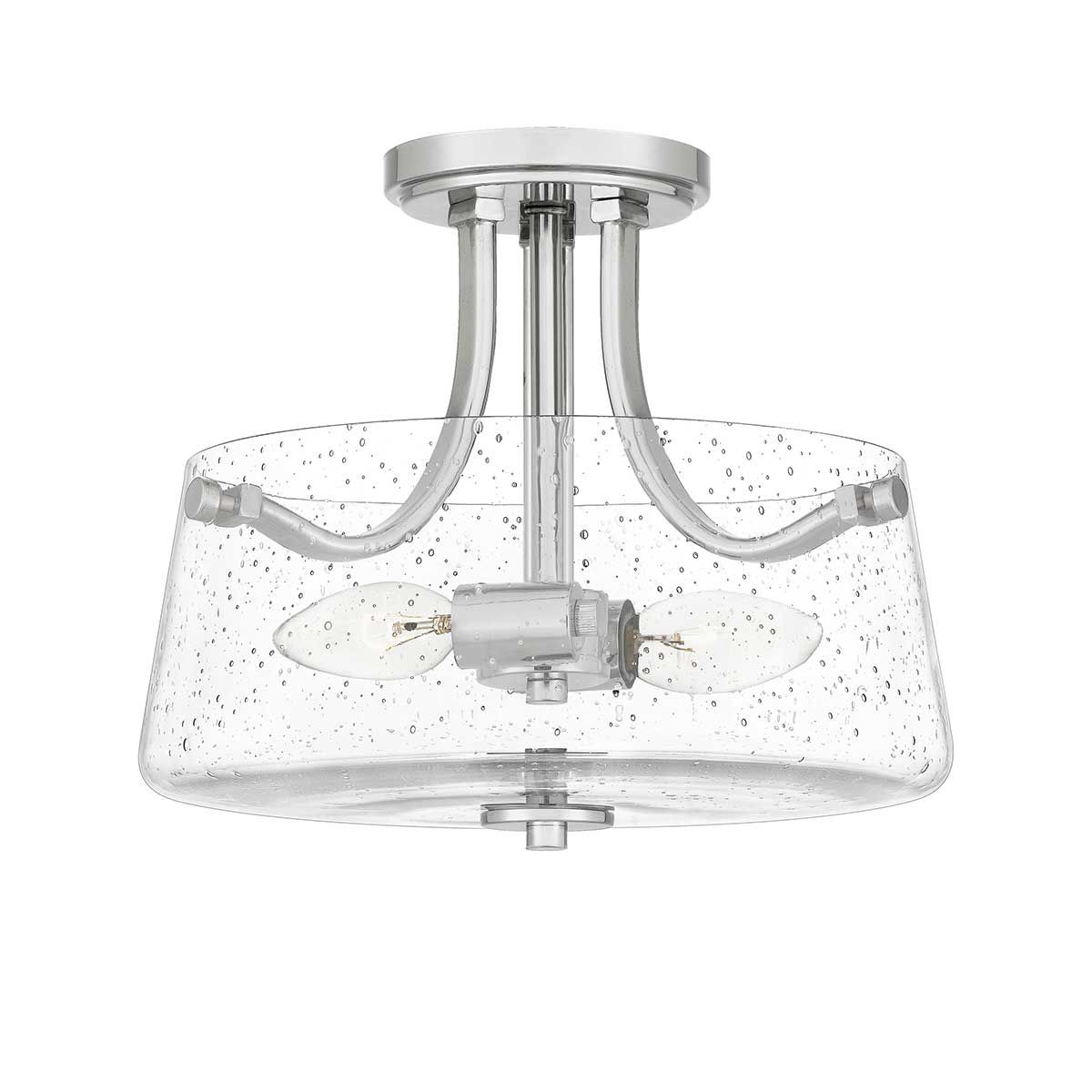 Hollister 2-flammige Halbdeckenleuchte, poliertes Nickel - Elsteadlighting - leuchtengrosshandel24