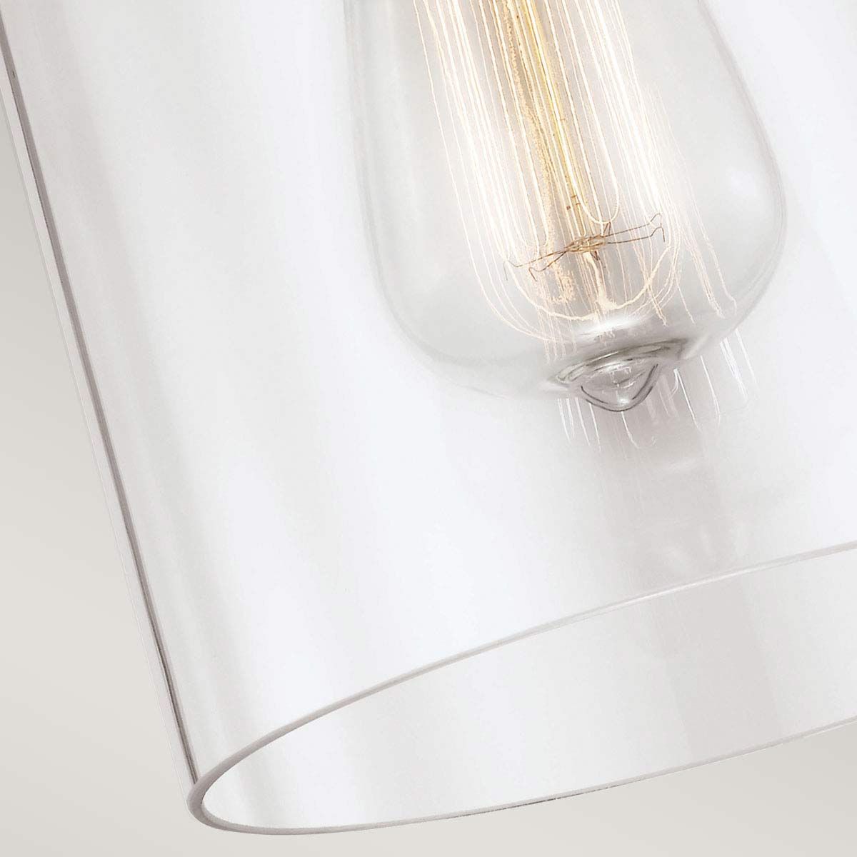 Hounslow Pendelleuchte mit 1 Licht, poliertes Nickel – poliertes Nickel - Elsteadlighting - leuchtengrosshandel24