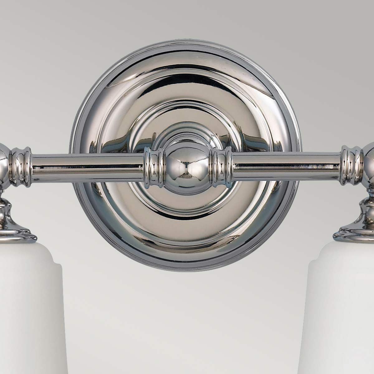 Huguenot Lake 2-flammige Wandleuchte, poliertes Chrom - Elsteadlighting - leuchtengrosshandel24
