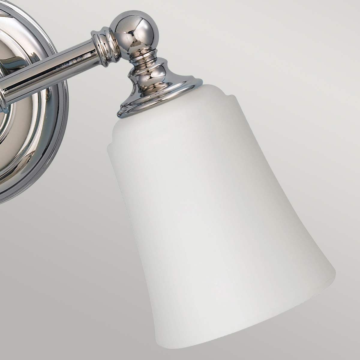 Huguenot Lake 2-flammige Wandleuchte, poliertes Chrom - Elsteadlighting - leuchtengrosshandel24