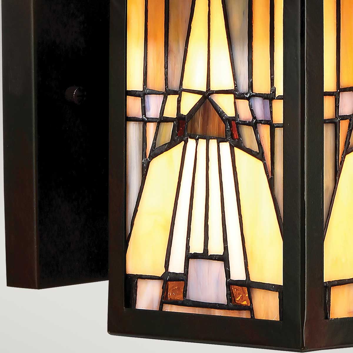 Inglenook 1-flammige kleine Wandlaterne für den Außenbereich – Valiant Bronze - Elsteadlighting - leuchtengrosshandel24