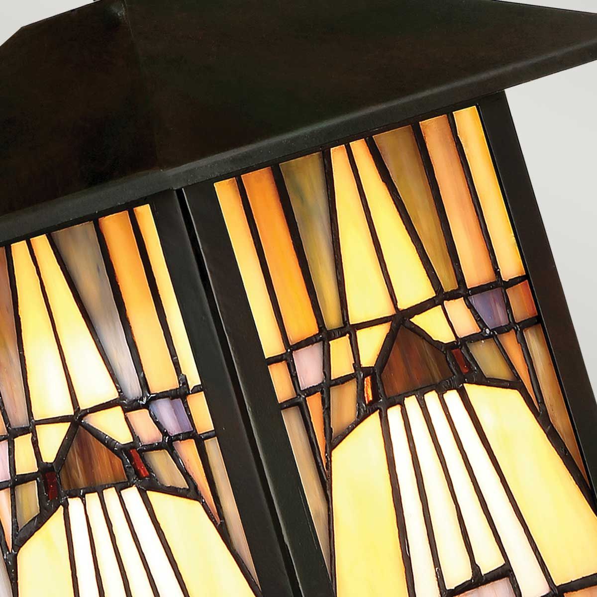 Inglenook 1-flammige kleine Wandlaterne für den Außenbereich – Valiant Bronze - Elsteadlighting - leuchtengrosshandel24