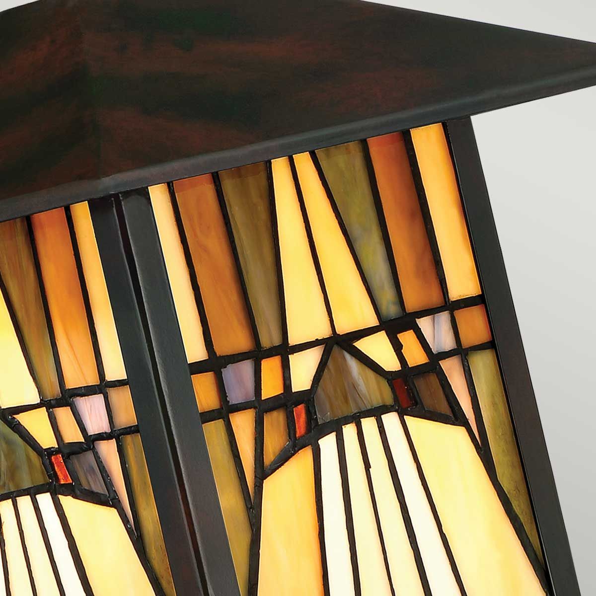 Inglenook 1-flammige mittelgroße Wandlaterne für den Außenbereich – Valiant Bronze - Elsteadlighting - leuchtengrosshandel24