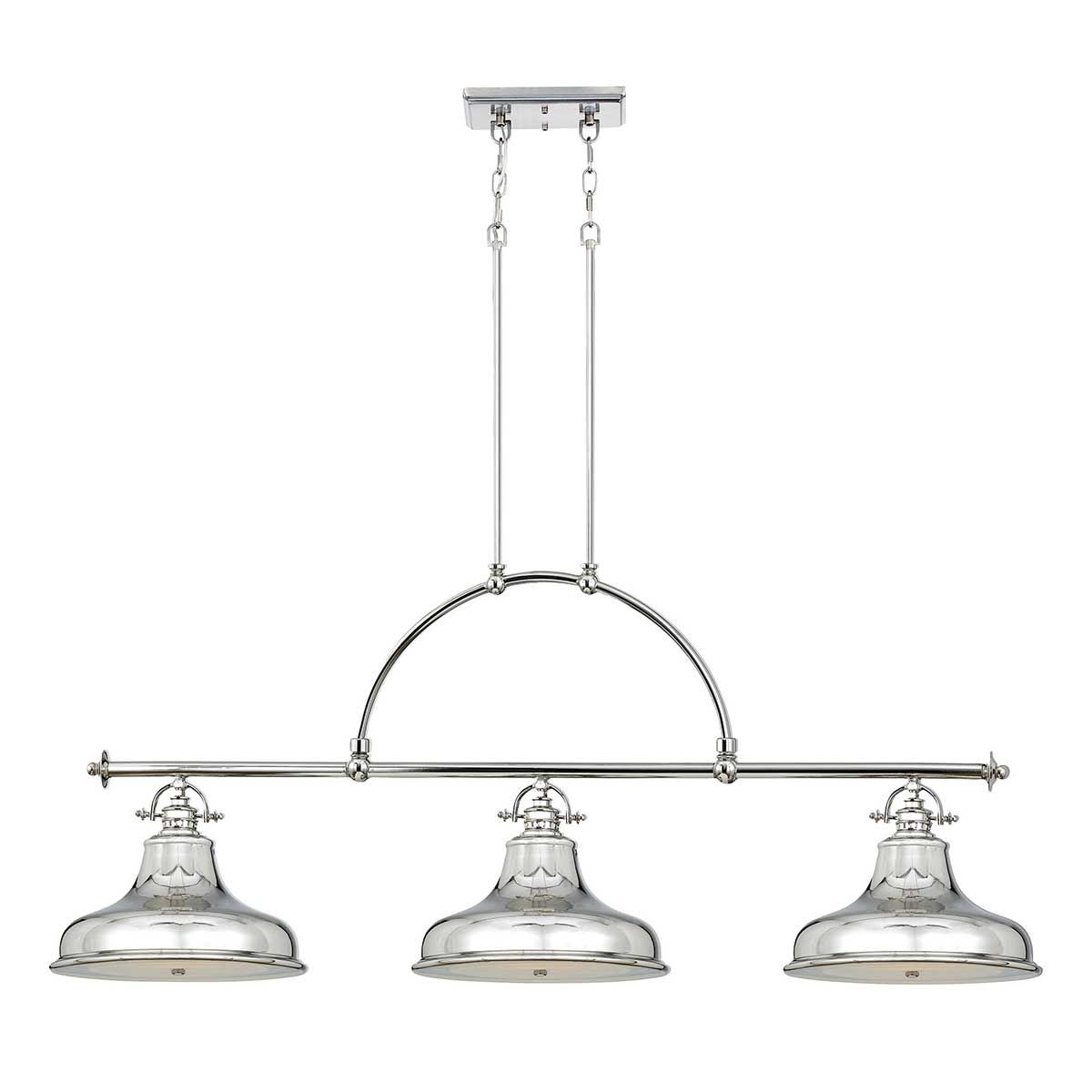 Inselleuchte Emery 3-flammig - Imperial Silver - Elsteadlighting - leuchtengrosshandel24