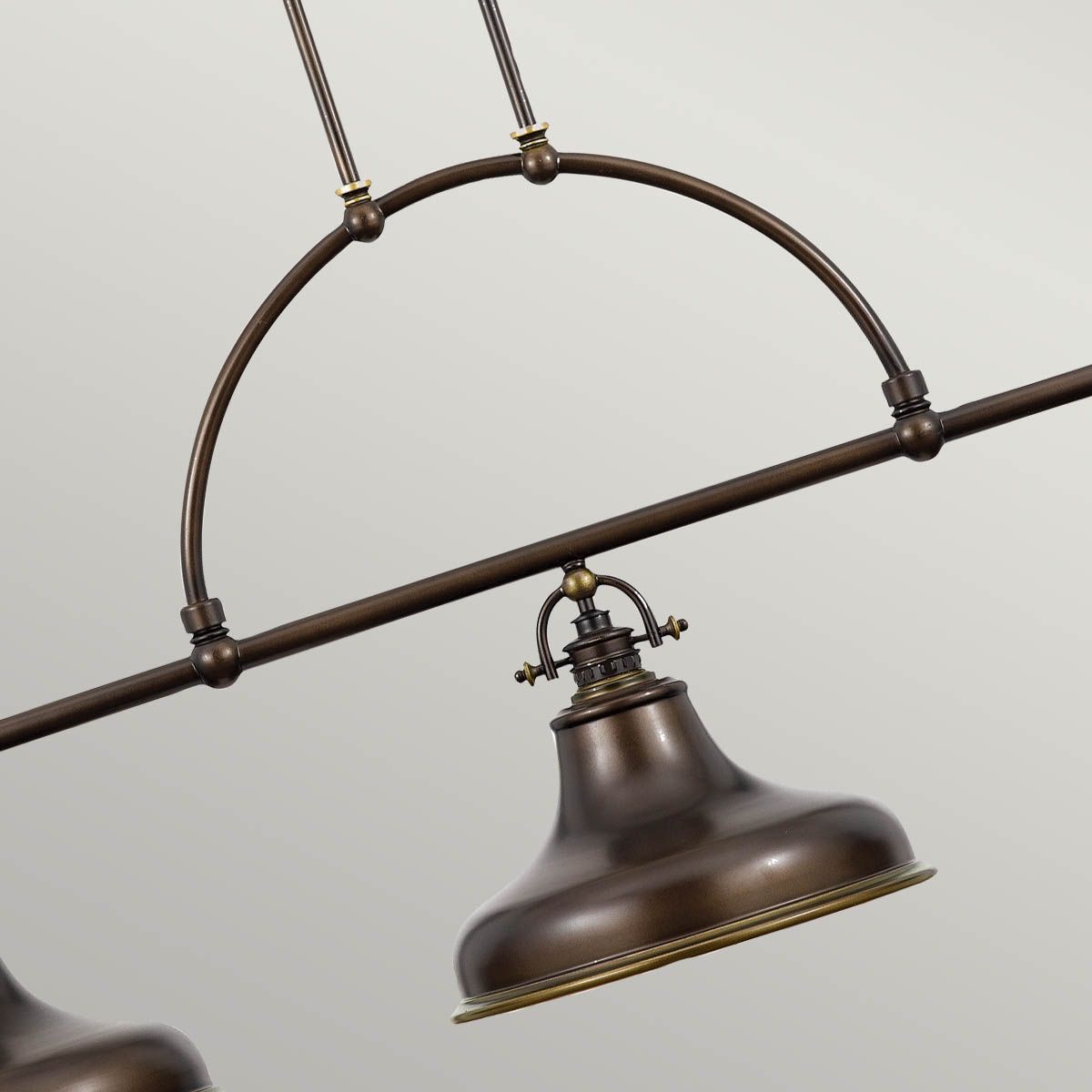 Inselleuchte Emery 3-flammig - Palladian Bronze - Elsteadlighting - leuchtengrosshandel24