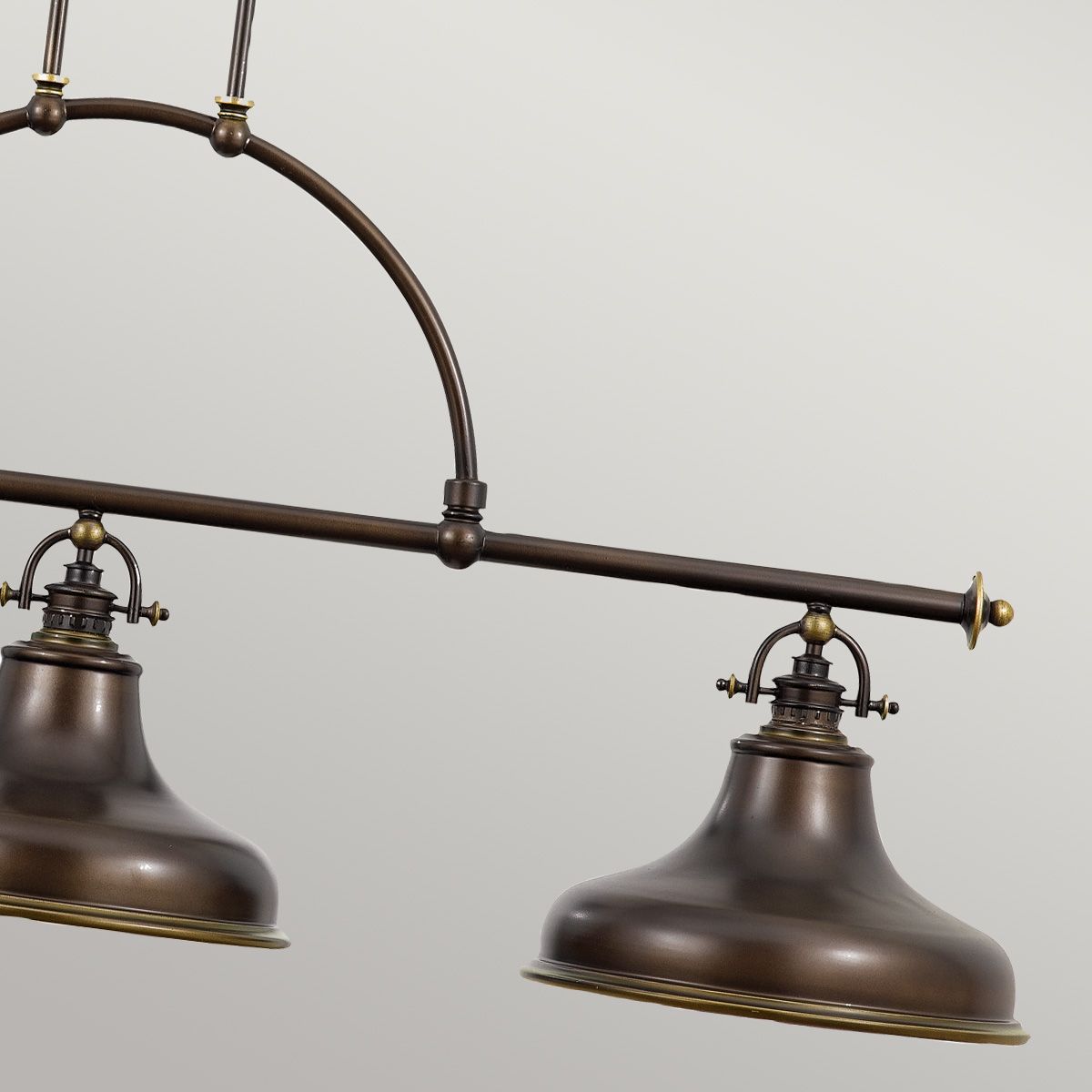 Inselleuchte Emery 3-flammig - Palladian Bronze - Elsteadlighting - leuchtengrosshandel24