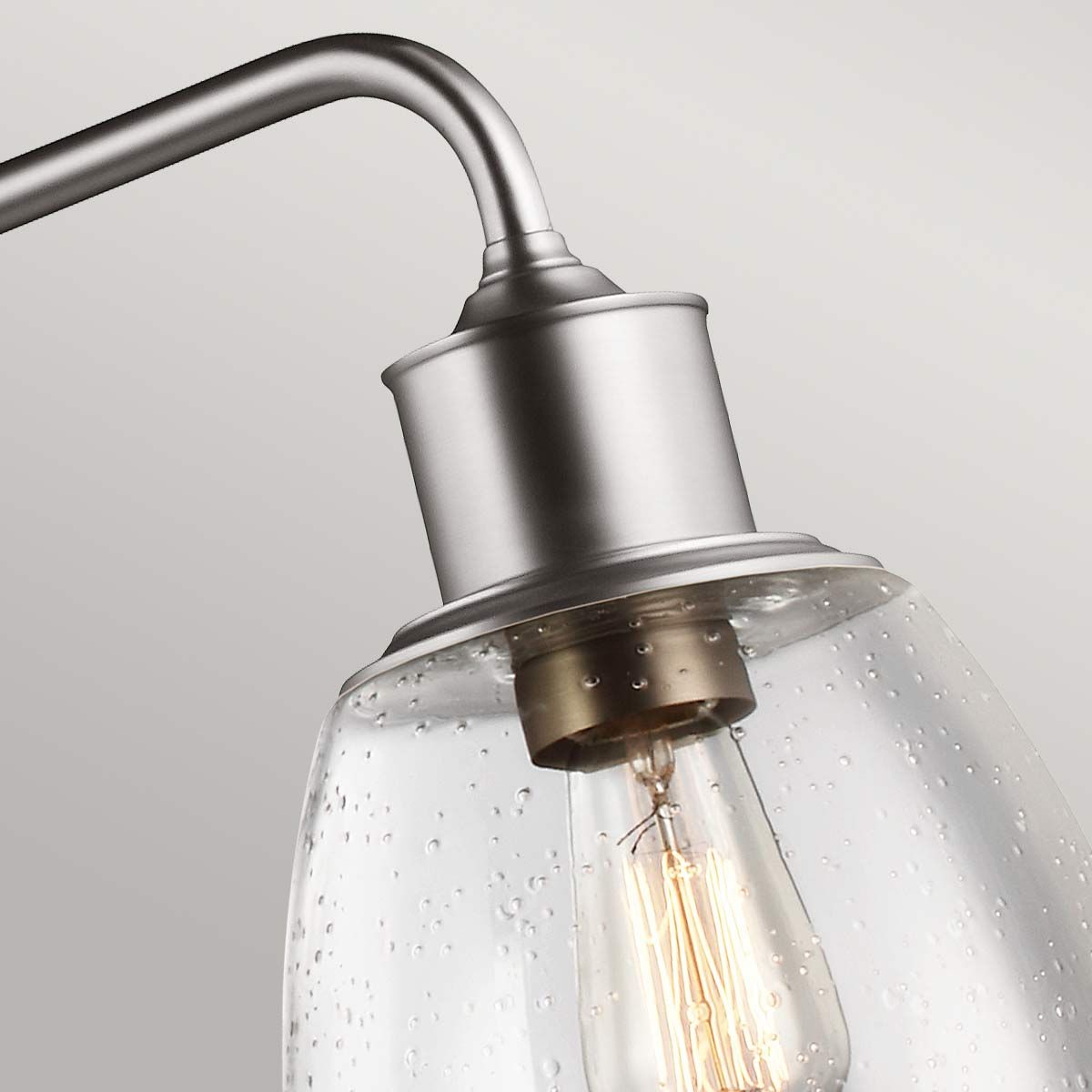 Inselleuchte Hobson mit 3 Lichtern, Satin-Nickel - Elsteadlighting - leuchtengrosshandel24