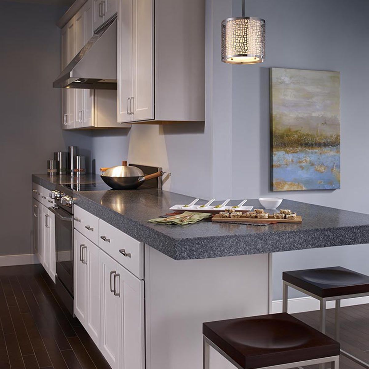 Joplin 1-flammige Mini-Pendelleuchte - Chrom - Elsteadlighting - leuchtengrosshandel24