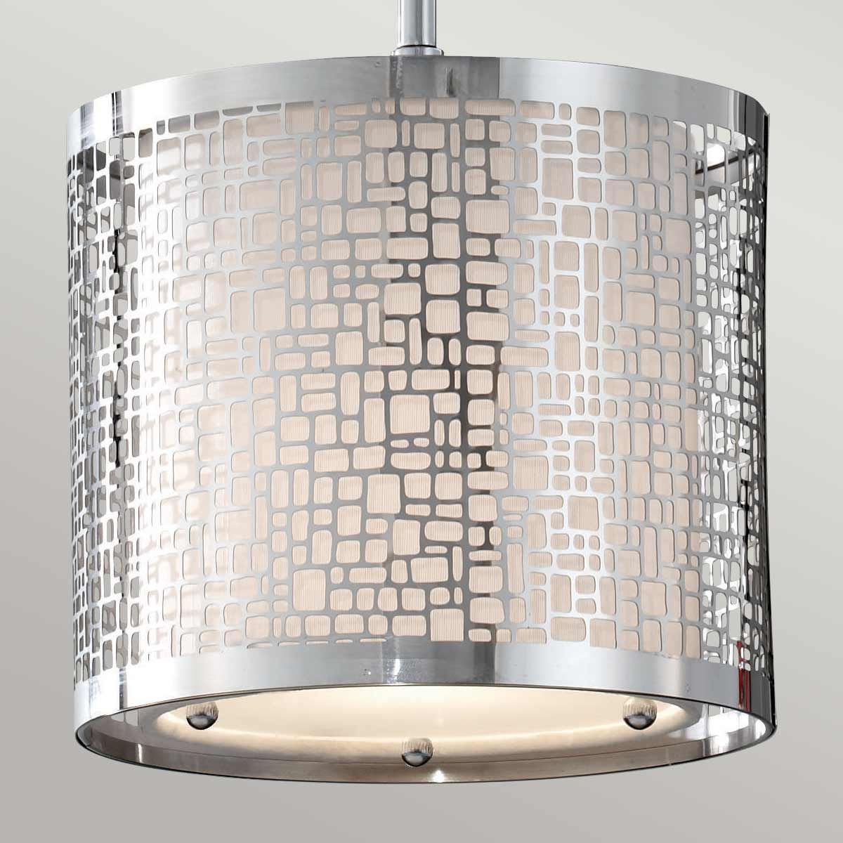 Joplin 1-flammige Mini-Pendelleuchte - Chrom - Elsteadlighting - leuchtengrosshandel24