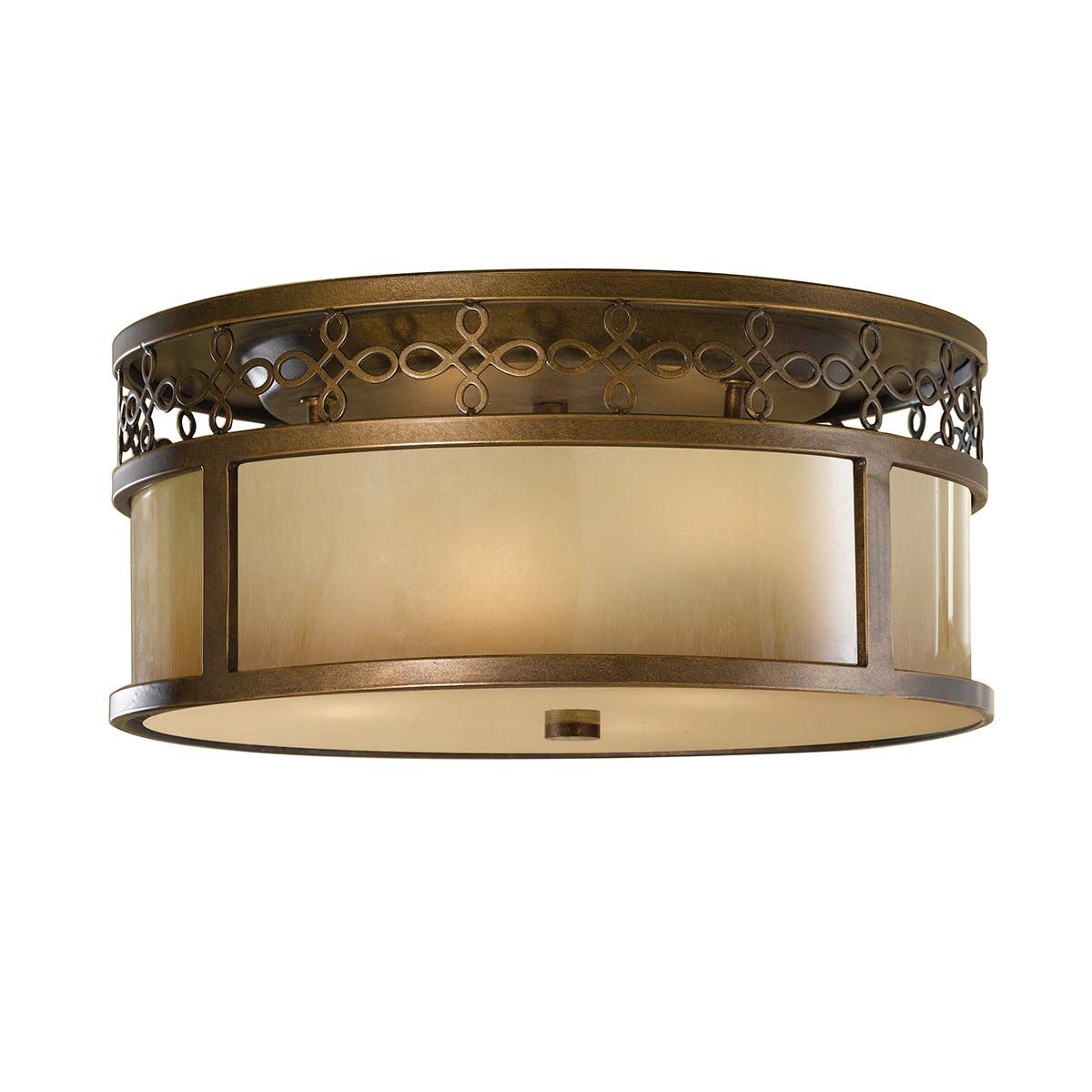 Justine 3-flammige Deckenleuchte - Astral Bronze - Elsteadlighting - leuchtengrosshandel24