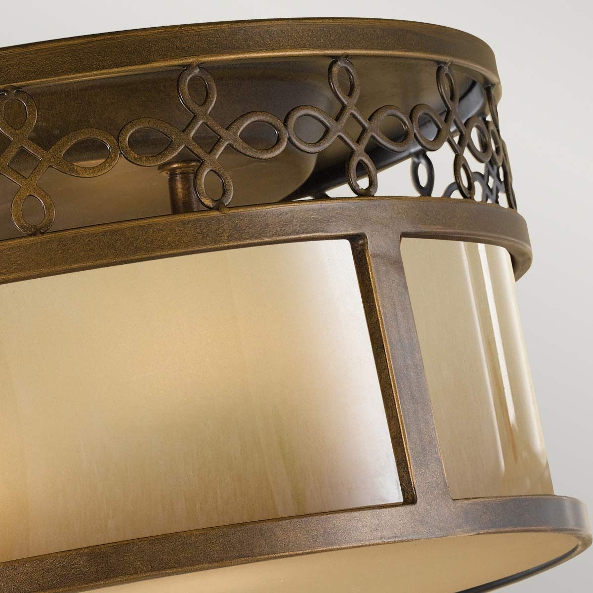 Justine 3-flammige Deckenleuchte - Astral Bronze - Elsteadlighting - leuchtengrosshandel24