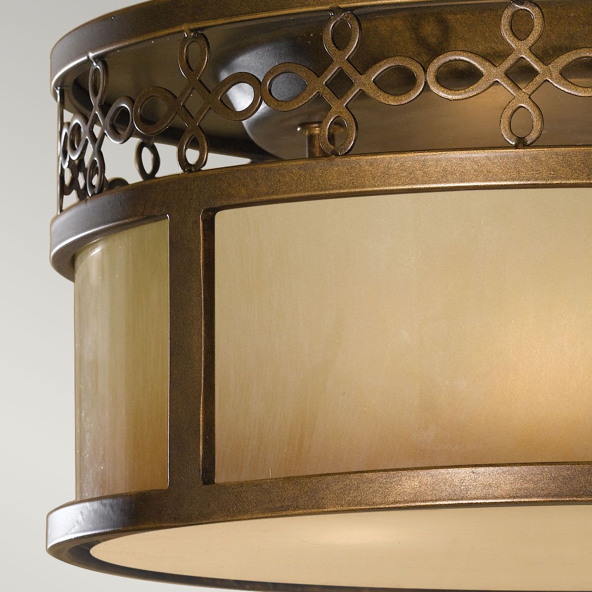 Justine 3-flammige Deckenleuchte - Astral Bronze - Elsteadlighting - leuchtengrosshandel24
