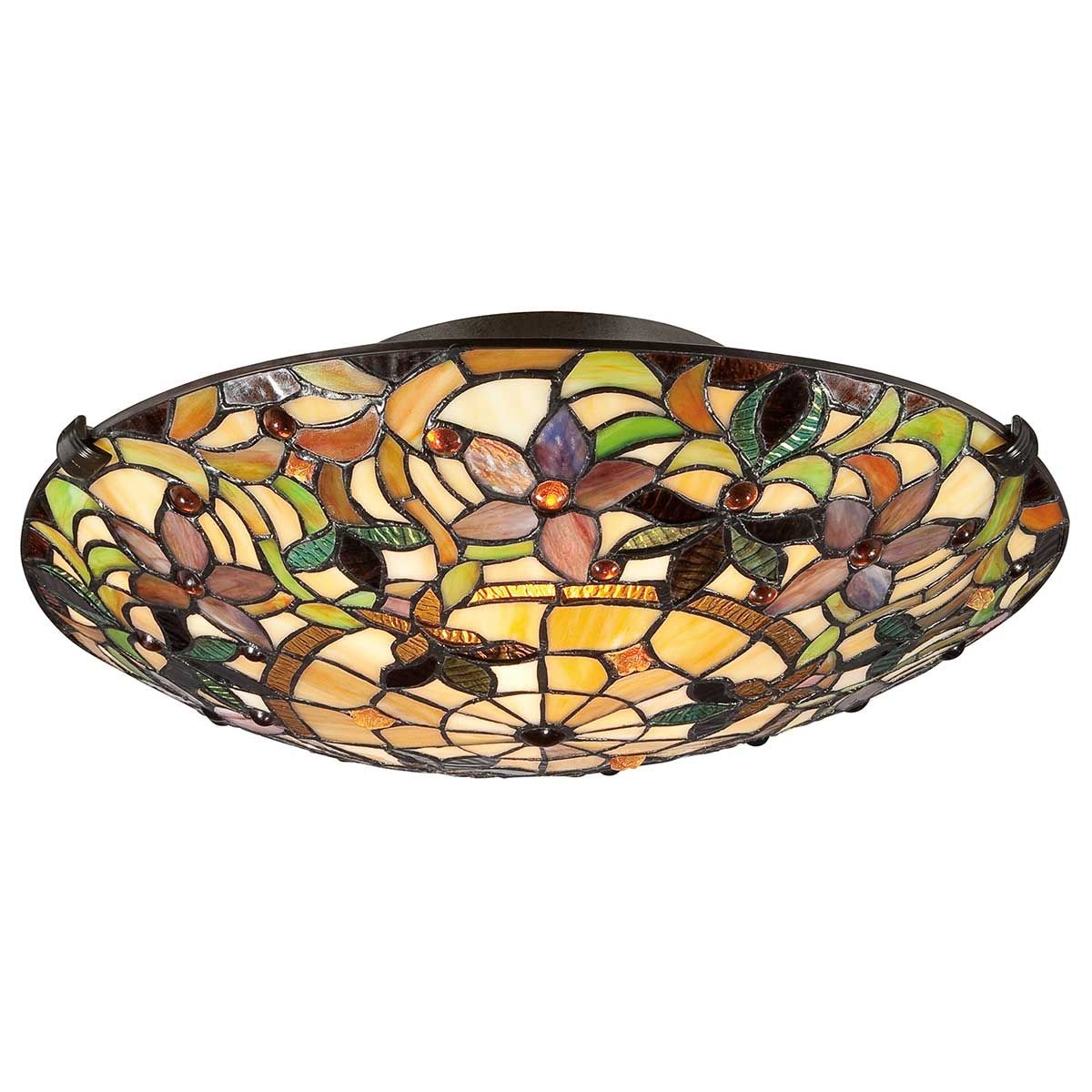 Kami 2-flammige Deckenleuchte - Vintage Bronze - Elsteadlighting - leuchtengrosshandel24