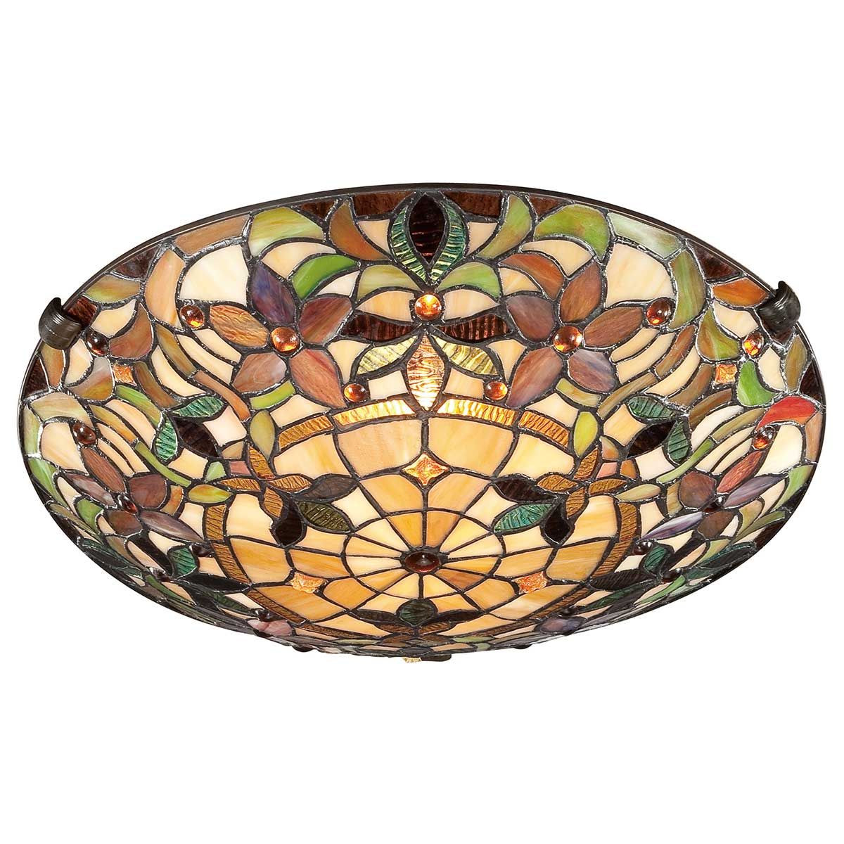 Kami 2-flammige Deckenleuchte - Vintage Bronze - Elsteadlighting - leuchtengrosshandel24