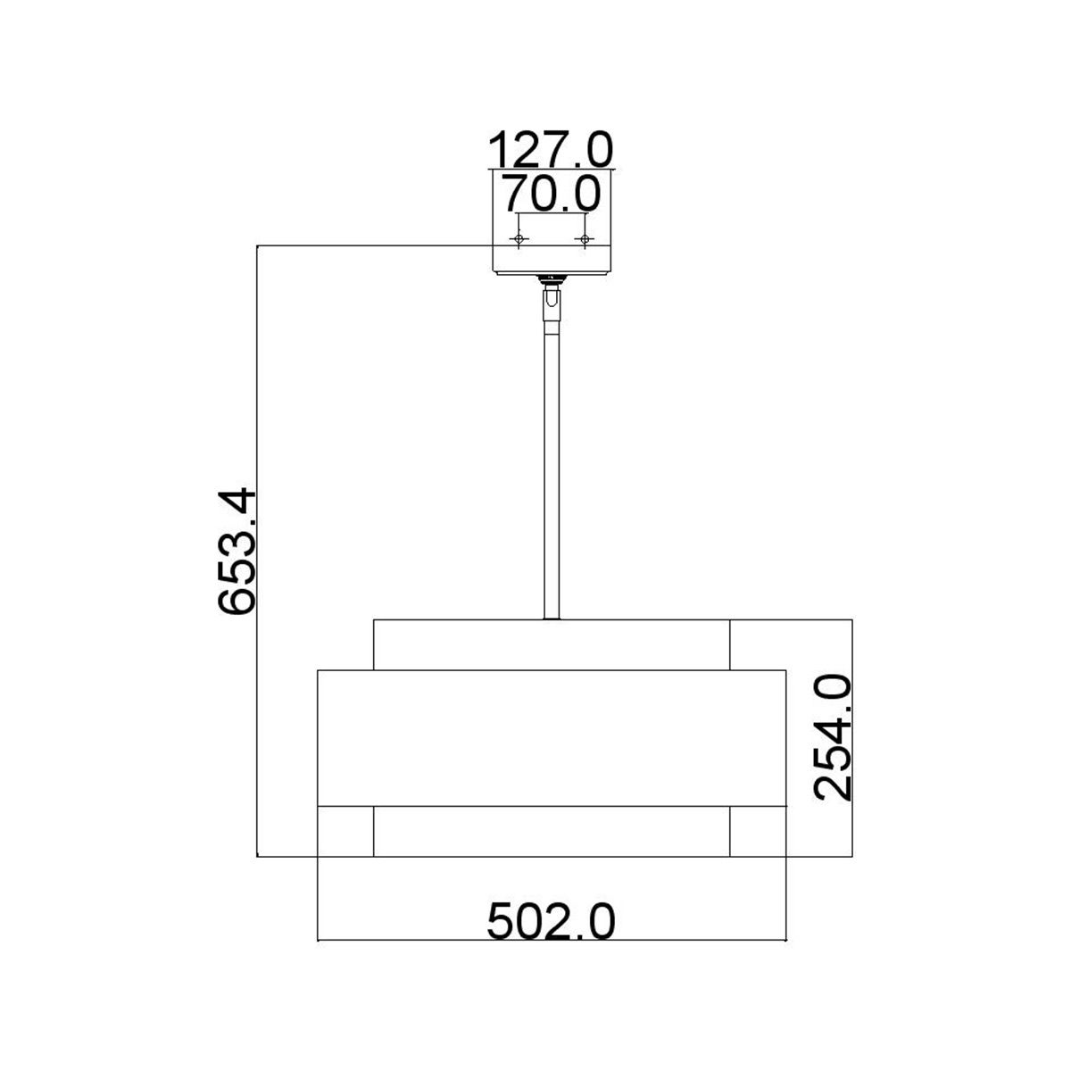 Kenney Pendelleuchte mit 3 Lichtern - Sonnenaufgangssilber - Elsteadlighting - leuchtengrosshandel24