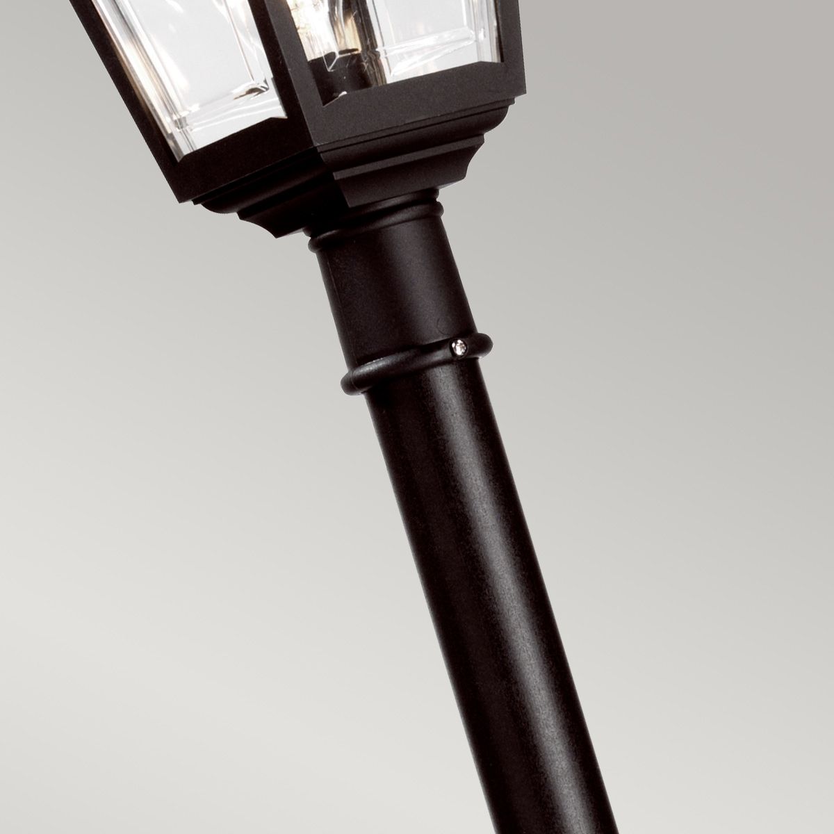 Kerry Laternenpfahl mit 1 Licht, Schwarz - Elsteadlighting - KERRY - POST