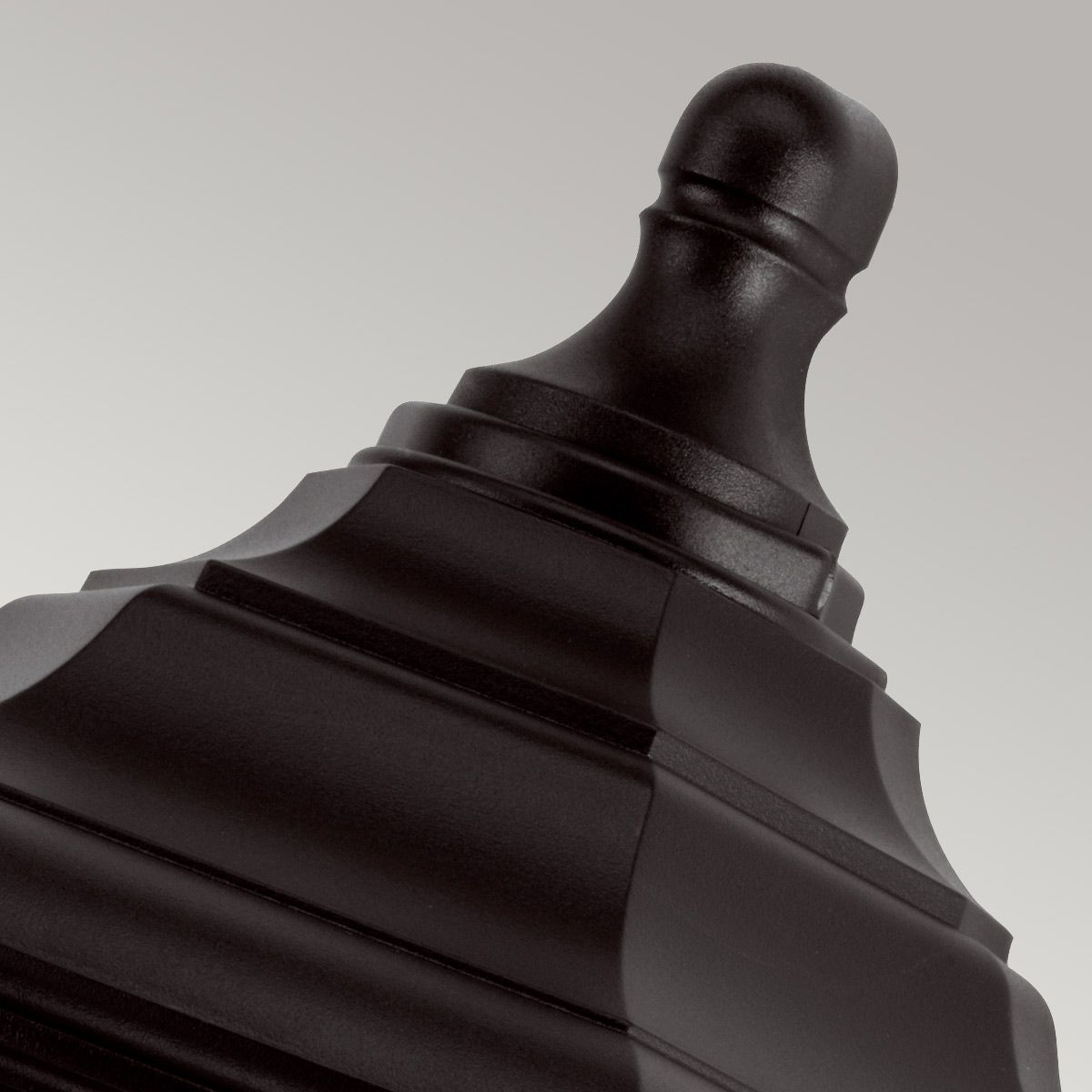 Kinsale 1 - flammige Wandlaterne - Schwarz - Elsteadlighting - KINSALE - FLUSH