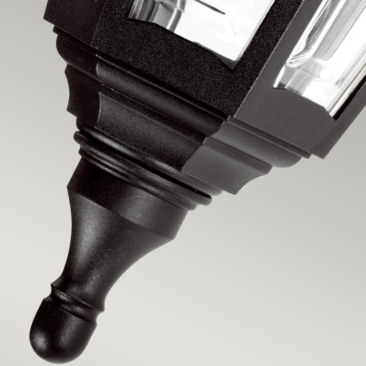 Kinsale 1 - flammige Wandlaterne - Schwarz - Elsteadlighting - KINSALE - WALL