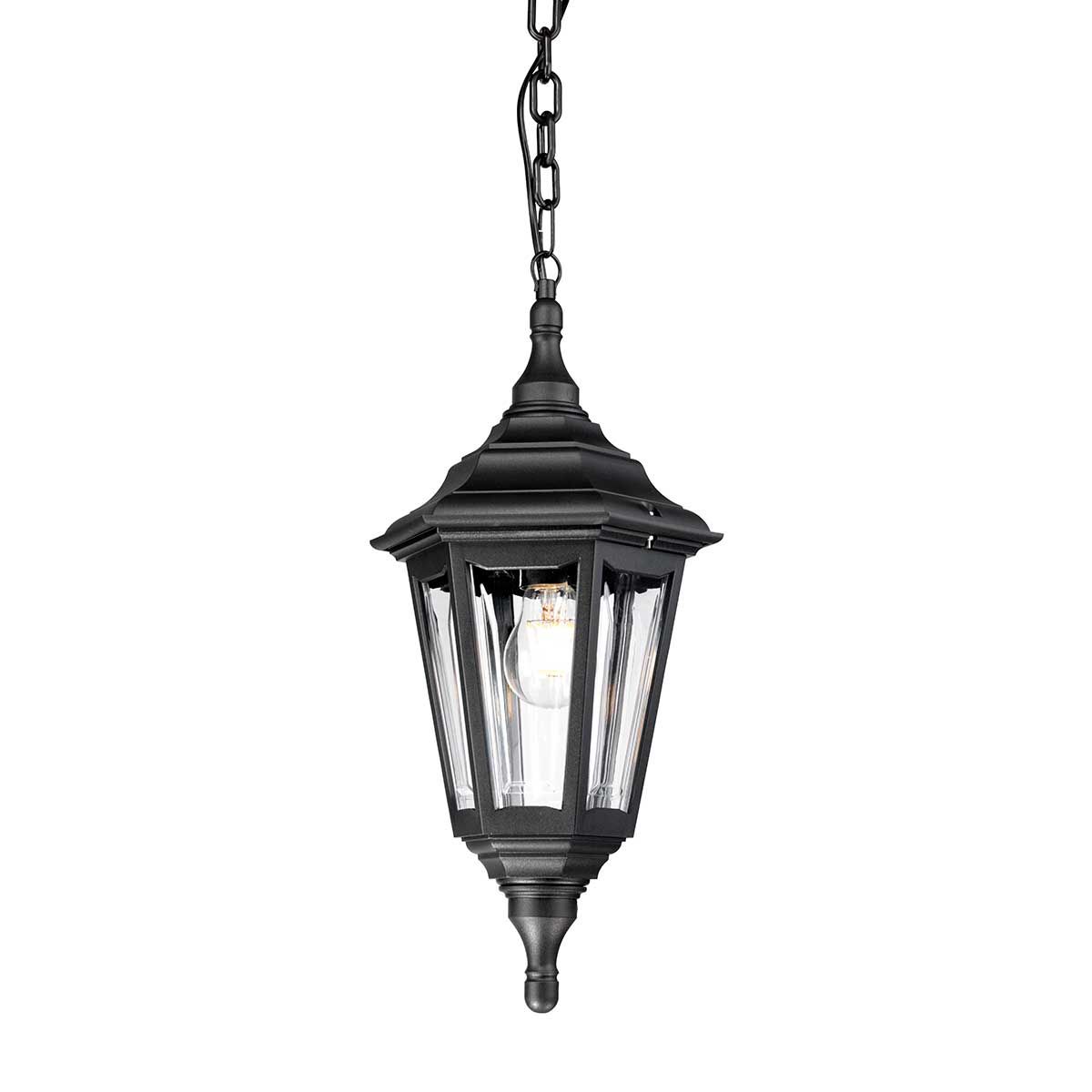 Kinsale 1 - Lichterkettenlaterne - Schwarz - Elsteadlighting - KINSALE - CHAIN