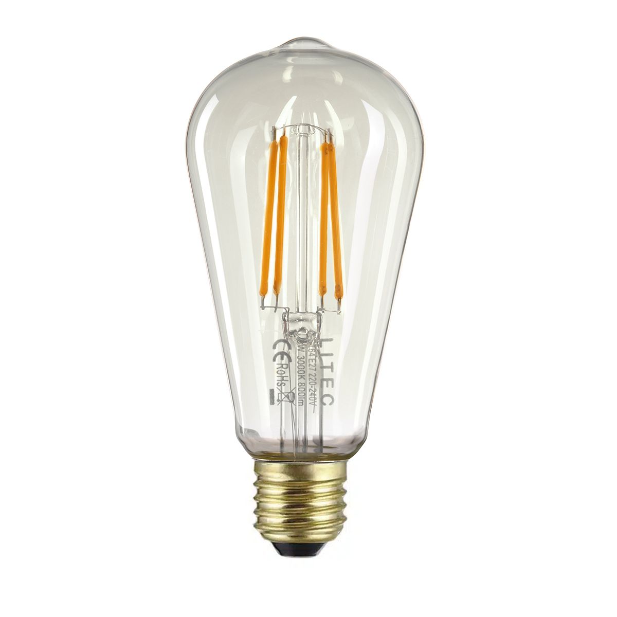 Klare Edison LED E27 Lampe - Klares Glas - Elsteadlighting - leuchtengrosshandel24