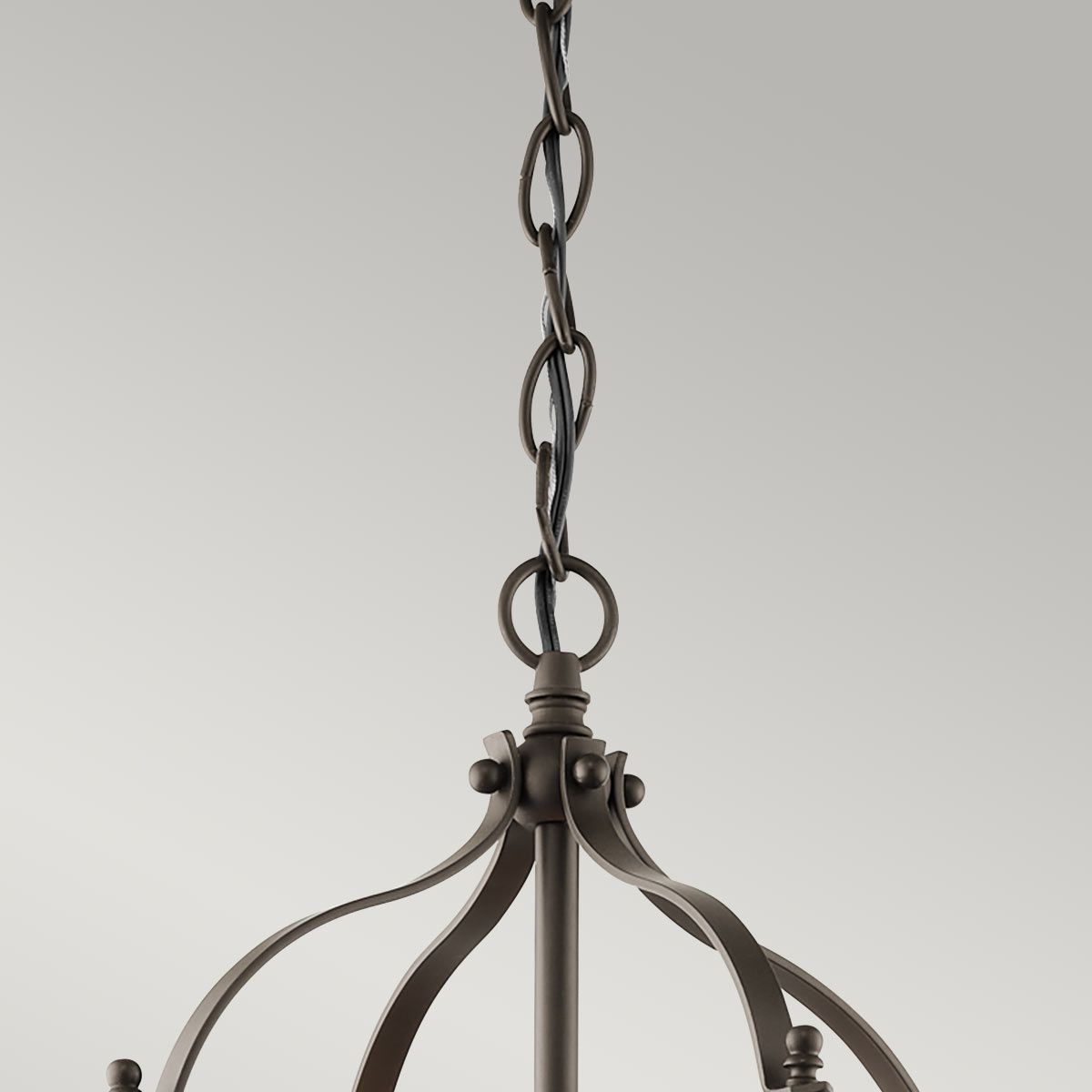 Kleine 2-flammige Pendelleuchte Larkin - Alte Bronze - Elsteadlighting - leuchtengrosshandel24
