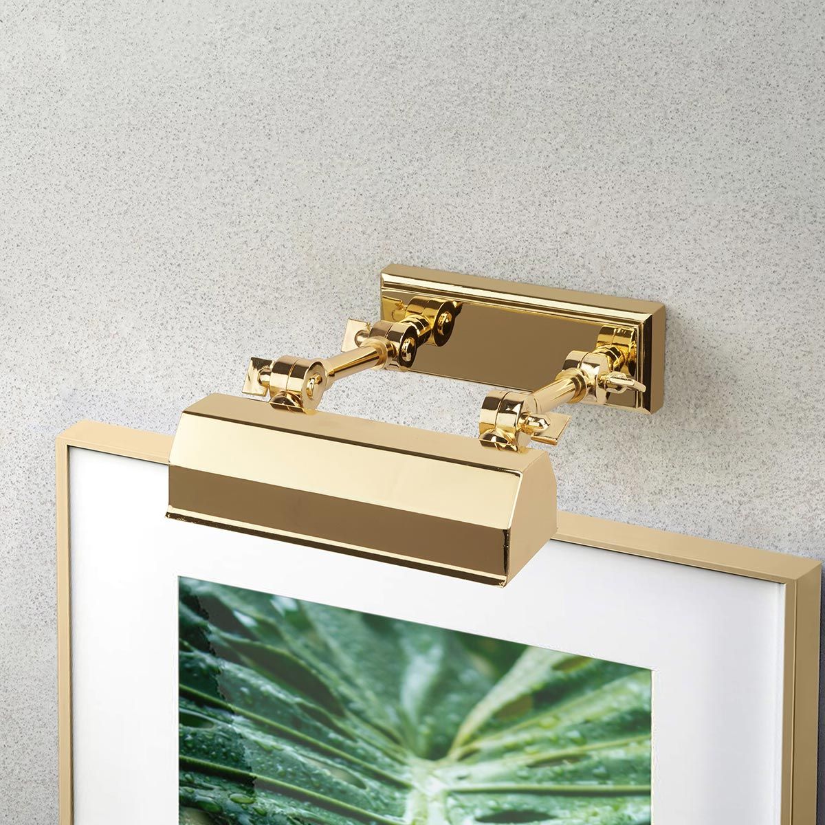 Kleine Bilderleuchte Chawton - Poliertes Messing - Elsteadlighting - leuchtengrosshandel24