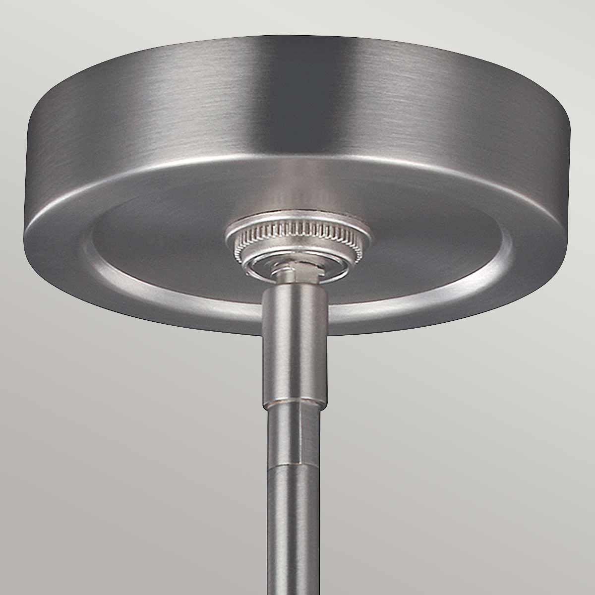 Kleine LED-Pendelleuchte Oberlin - Satiniertes Nickel - Elsteadlighting - leuchtengrosshandel24