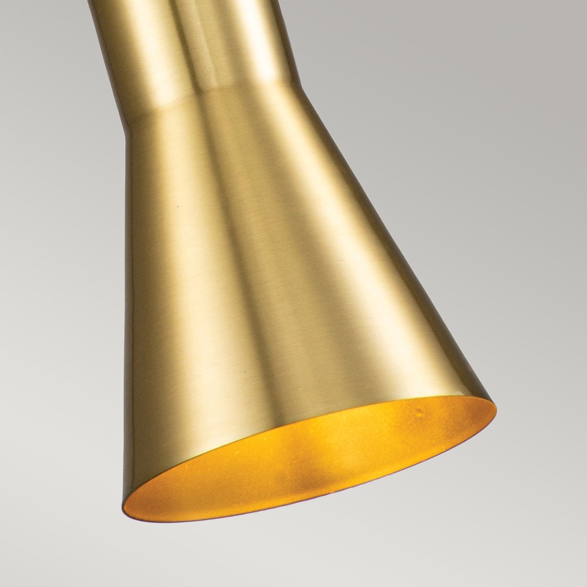 Kleine Pendelleuchte Etoile 1lt - Gealtertes Messing und Blattgold - Elsteadlighting - leuchtengrosshandel24