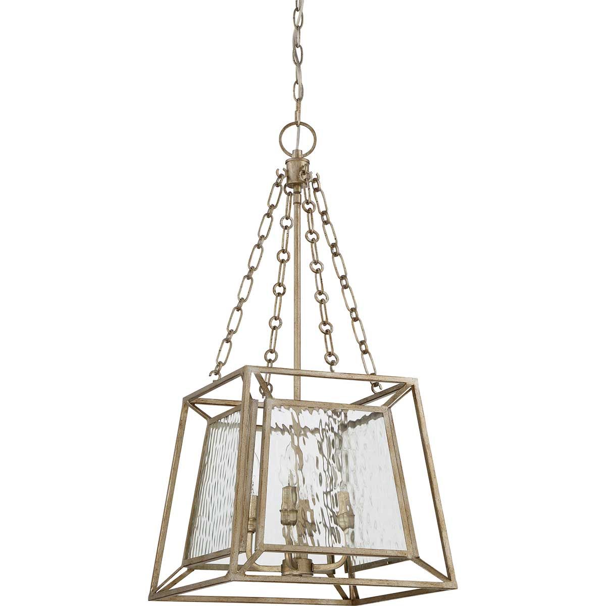 Konische Pendelleuchte Lakeside mit 4 Lichtern, Vintage-Gold - Elsteadlighting - leuchtengrosshandel24