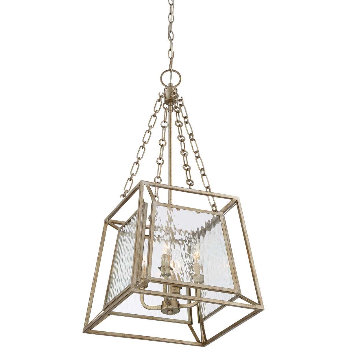 Konische Pendelleuchte Lakeside mit 4 Lichtern, Vintage-Gold - Elsteadlighting - leuchtengrosshandel24