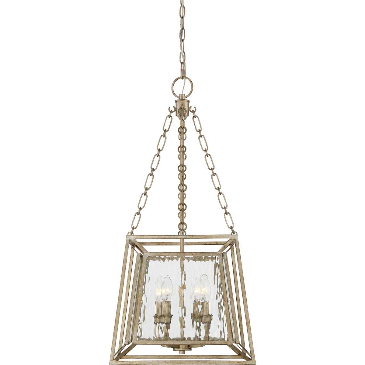 Konische Pendelleuchte Lakeside mit 4 Lichtern, Vintage-Gold - Elsteadlighting - leuchtengrosshandel24