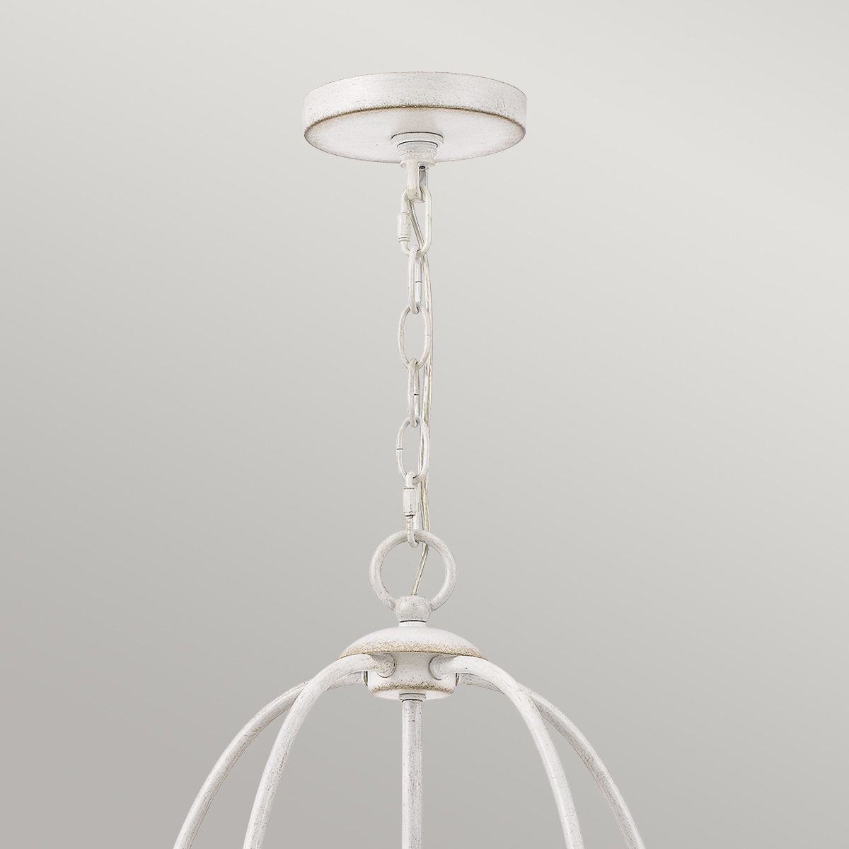 Kronleuchter Bradbury mit 5 Lichtern, Antikweiß - Elsteadlighting - leuchtengrosshandel24