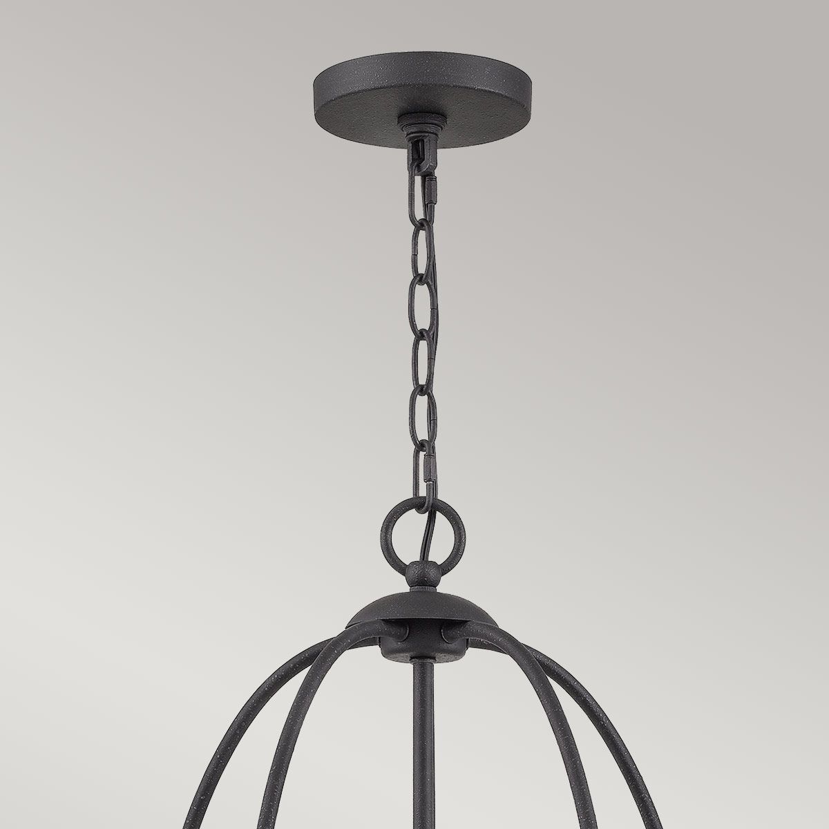 Kronleuchter Bradbury mit 5 Lichtern, Esche grau - Elsteadlighting - leuchtengrosshandel24